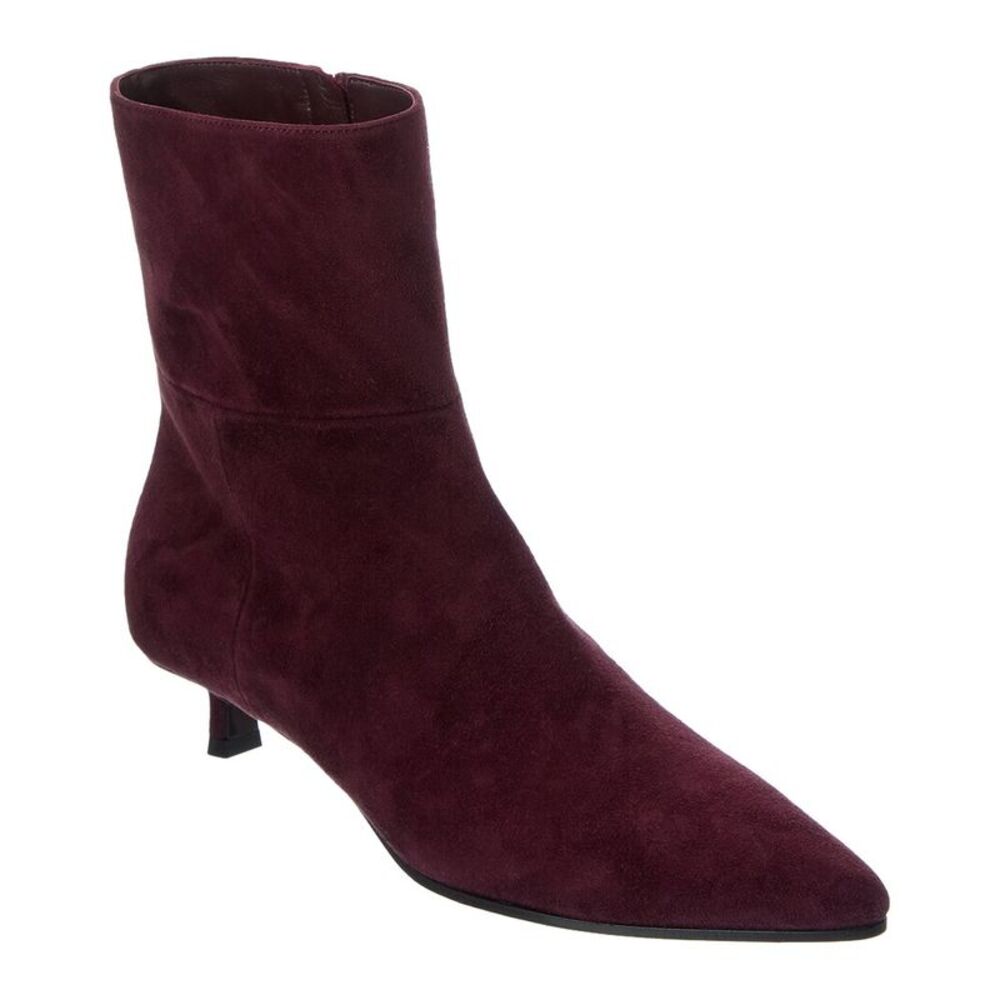 Jimmy Choo Lory 35 Suede Bootie, Red